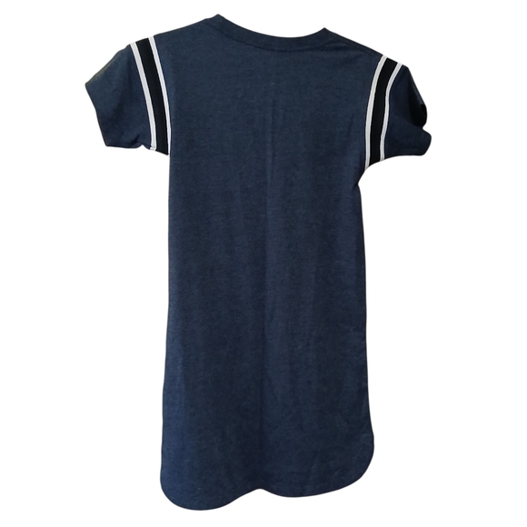 Converse All Star Girlie Shirt Dress Blue size Medium EUC - Picture 3 of 5